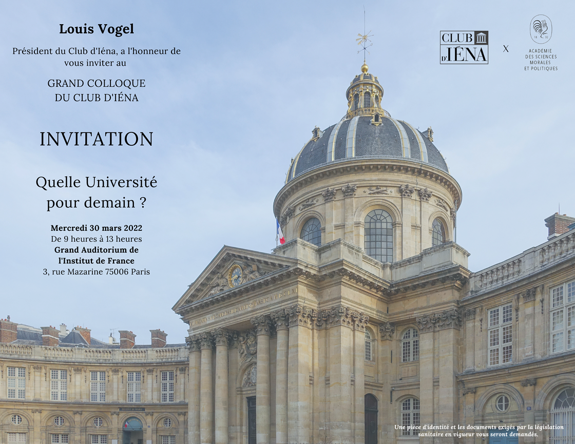 Invitation – Colloque Institut