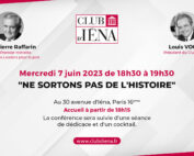 Jean-Pierre Raffarin du Club d'Iéna - 7 juin 2023