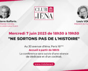 Jean-Pierre Raffarin du Club d'Iéna - 7 juin 2023