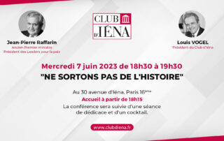 Jean-Pierre Raffarin du Club d'Iéna - 7 juin 2023