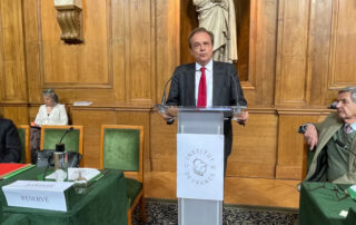 Louis Vogel à l'institut de France