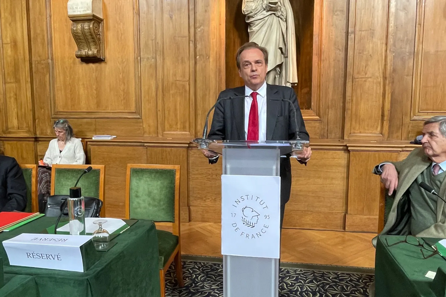 Louis Vogel à l'Institut de France