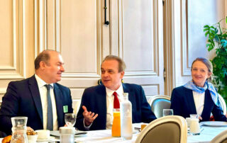 CLUB D'IÉNA • Louis Vogel a réuni les parlementaires spécialistes de l’ESRI atour de Lamri Adoui, président de France Universités