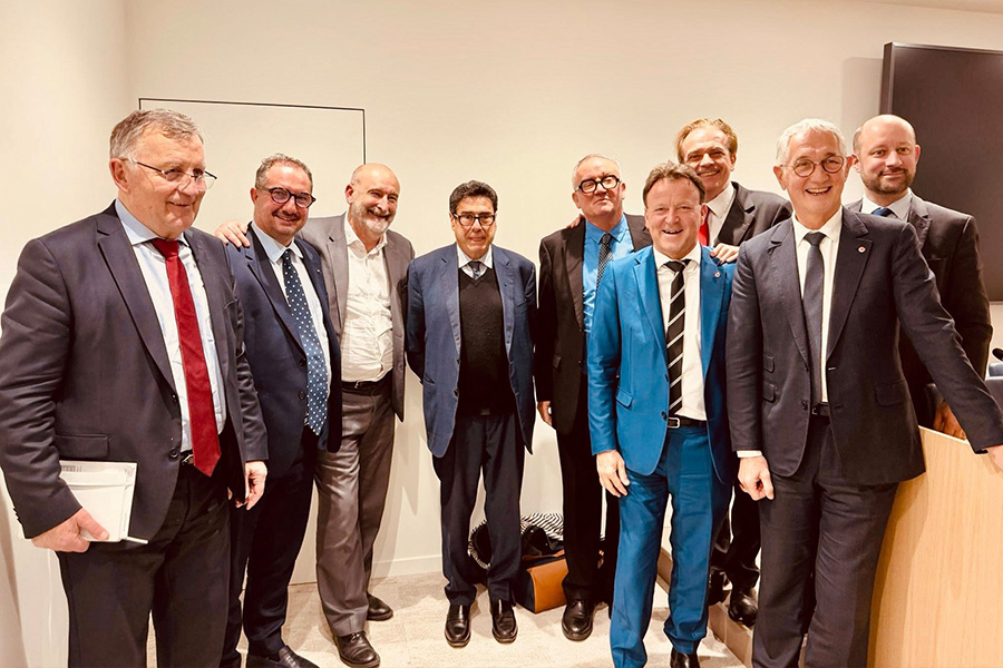 Aghion2 Club d'Iéna • Philippe Aghion invité au Sénat par Louis Vogel