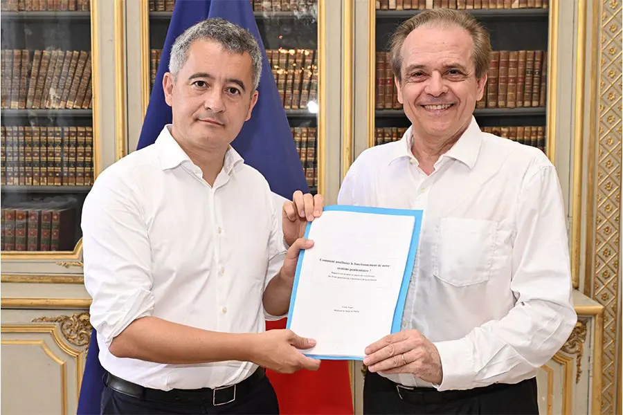 LV_Darmanin Remise à Gérald Darmanin du rapport issu la mission parlementaire